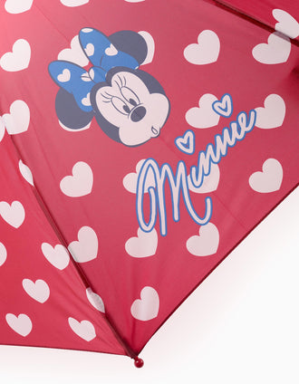 Parapluie à Motif pour Fille 'Minnie', Rouge