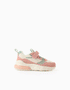 Sapatilhas com Luzes para Bebé Menina 'Superlight Runner', Rosa/Bege