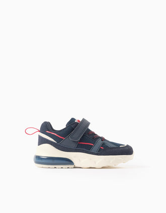 Sapatilhas com Luzes Superlight Runner para Bebé Menino, Azul-Escuro