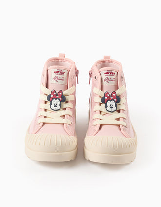 Botas com Brilhantes para Menina 'Minnie', Rosa/Bege