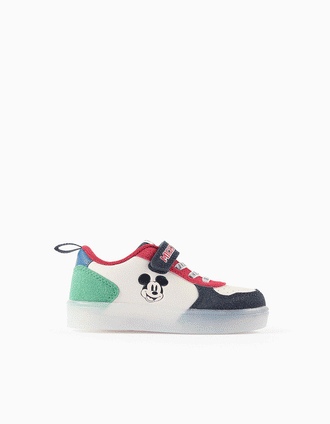 Sapatilhas com Luzes com o Mickey para Bebé Menino, Multicolor