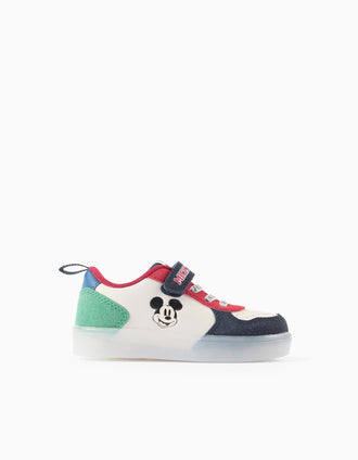 Sapatilhas com Luzes com o Mickey para Bebé Menino, Multicolor
