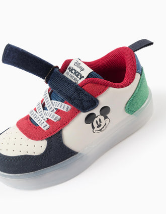 Sapatilhas com Luzes com o Mickey para Bebé Menino, Multicolor