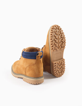Bottes de Montagne pour Garçon 'ZY 96', Camel/Bleu
