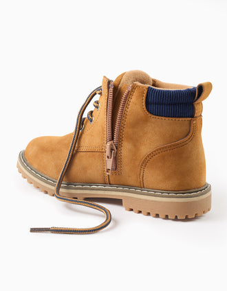 Bottes de Montagne pour Garçon 'ZY 96', Camel/Bleu