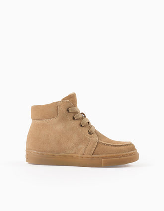 Bottes en Daim pour Garçon, Beige