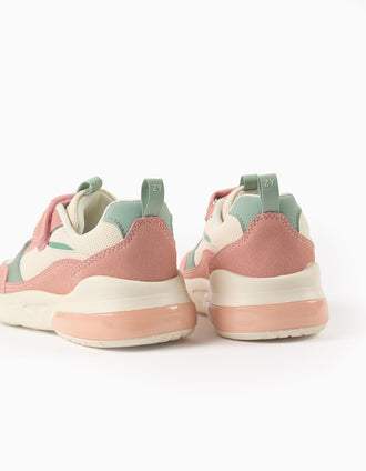 Light-up Trainers for Girls 'Superlight Runner', Pink/Beige
