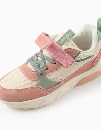 Light-up Trainers for Girls 'Superlight Runner', Pink/Beige