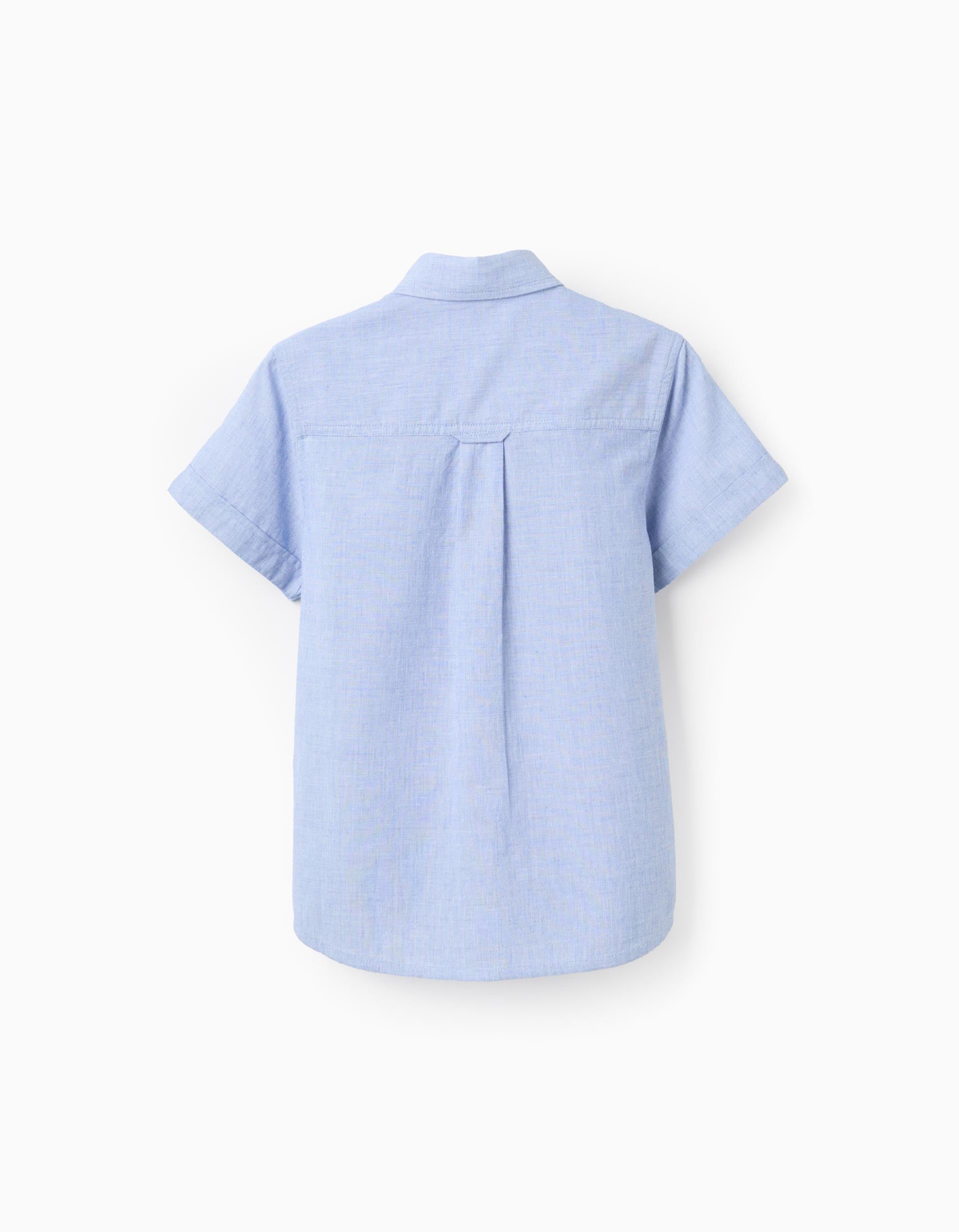 Cotton Fil a Fil Shirt for Boys 'B&S', Blue