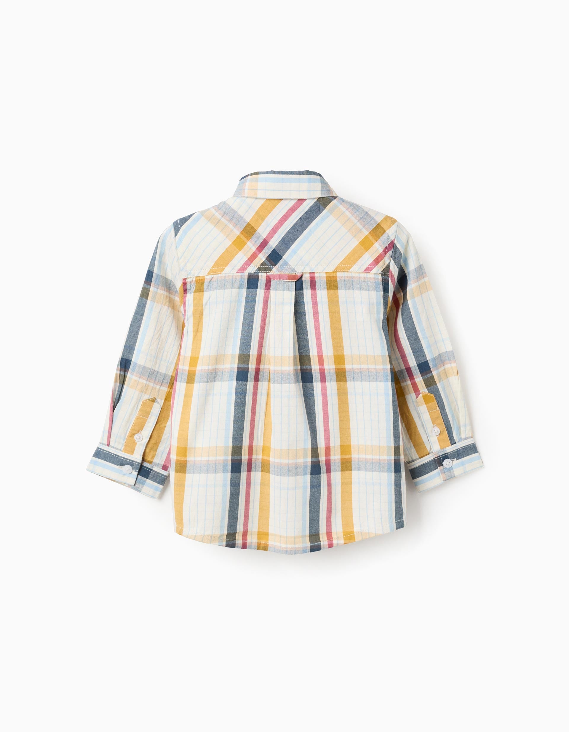 Chemise en Coton à Carreaux pour Bébé Garçon 'B&S', Multicolore