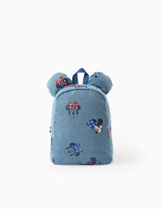 Mochila de Ganga com Orelhinhas para Bebé e Menina 'Minnie', Azul