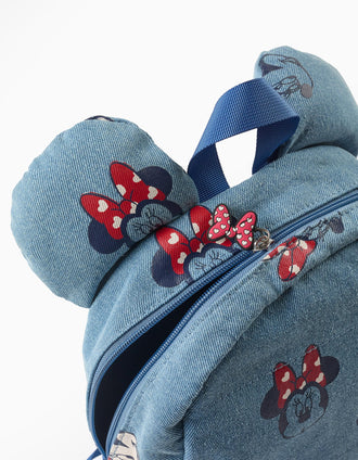 Mochila de Ganga com Orelhinhas para Bebé e Menina 'Minnie', Azul