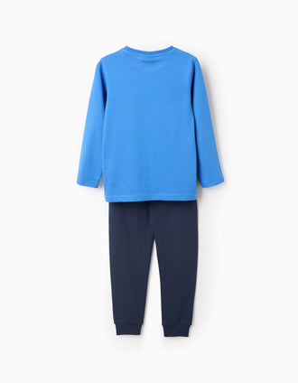 Cotton Pyjama for Boys 'Minecraft - Survival Mode', Blue