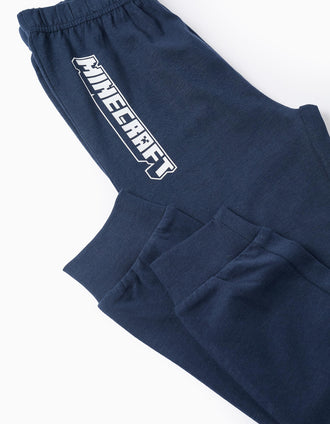 Cotton Pyjama for Boys 'Minecraft - Survival Mode', Blue