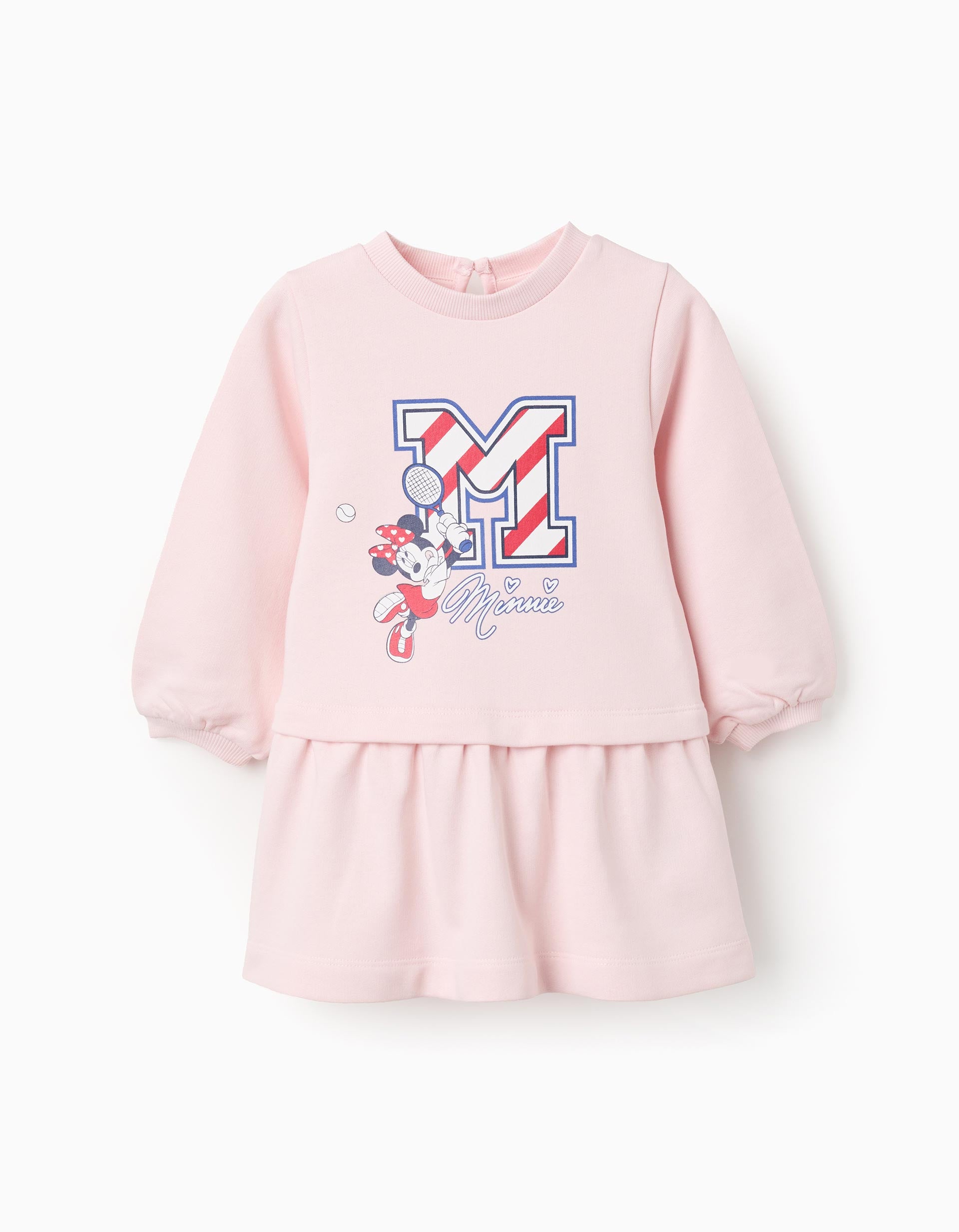 Cotton Sweat-Dress for Baby Girls 'Minnie', Pink