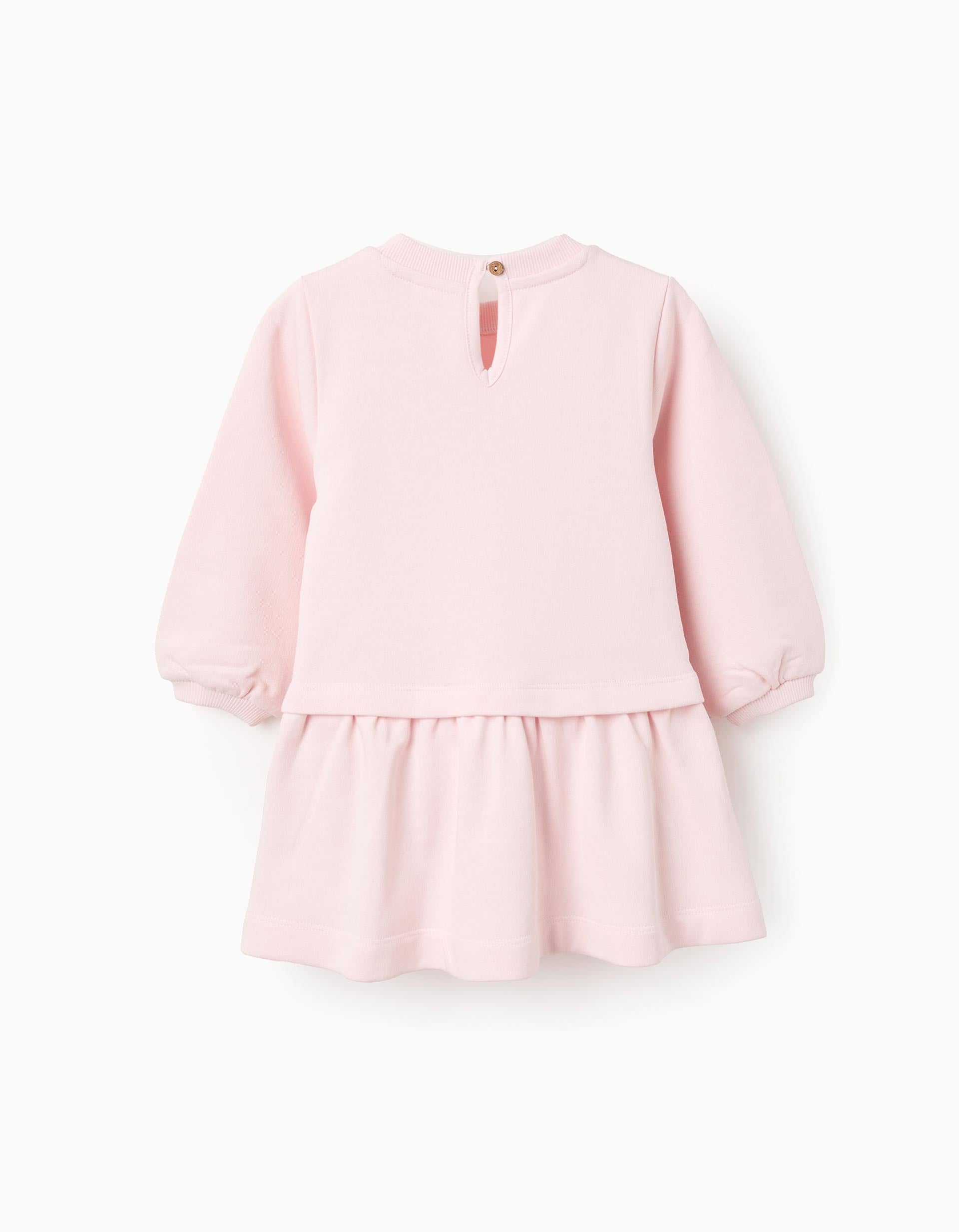 Cotton Sweat-Dress for Baby Girls 'Minnie', Pink