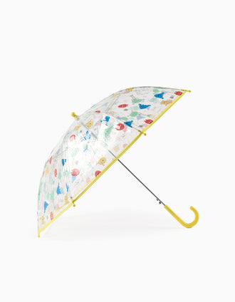 Parapluie pour Bébé et Enfant 'Monstres des Émotions', Transparent