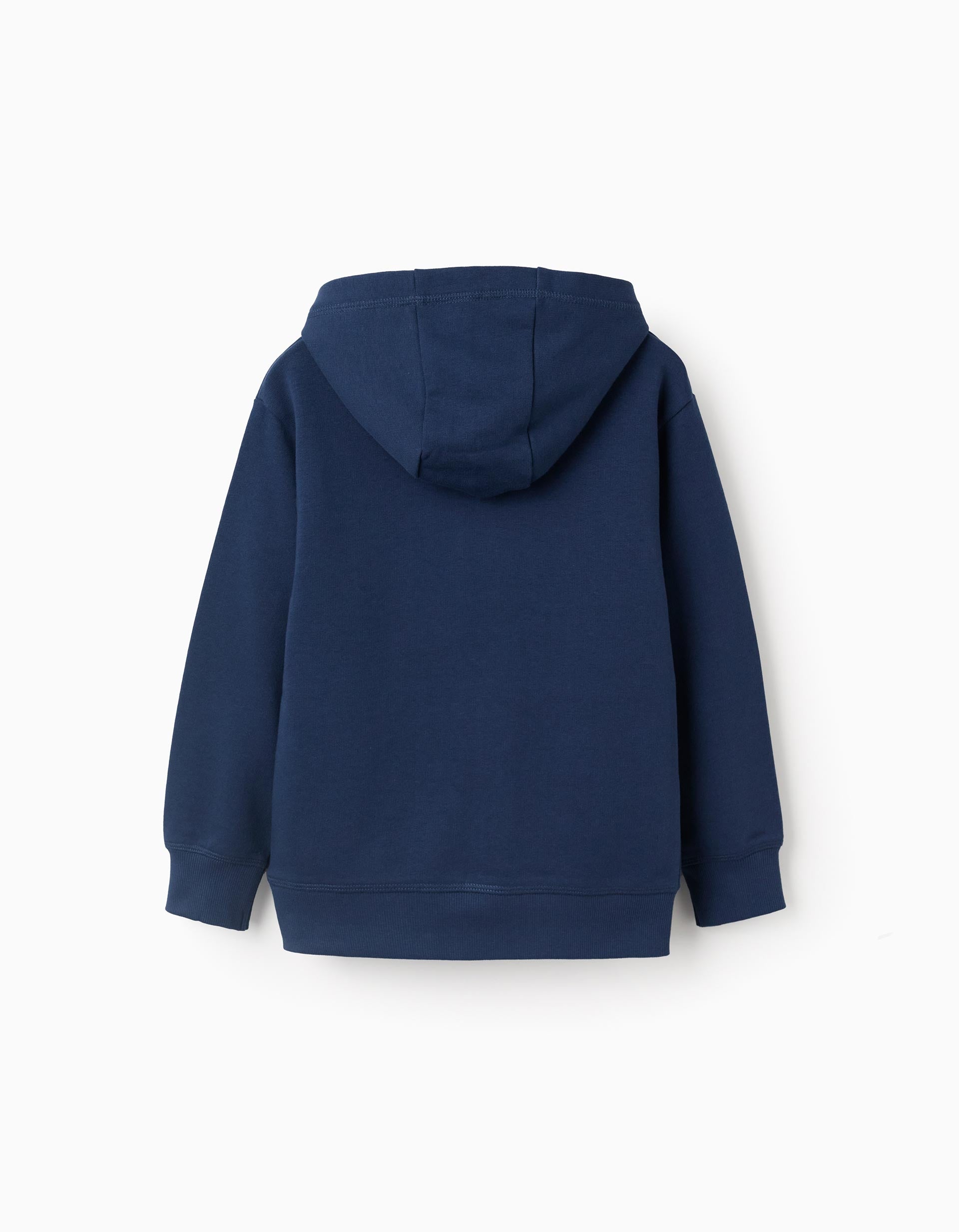 Hooded Sweatshirt with Patches for Boys 'Avengers', Dark Blue