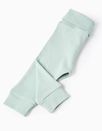 Pack of 4 Extra Comfy Trousers for Baby Girls 'Flowers', White/Green/Pink