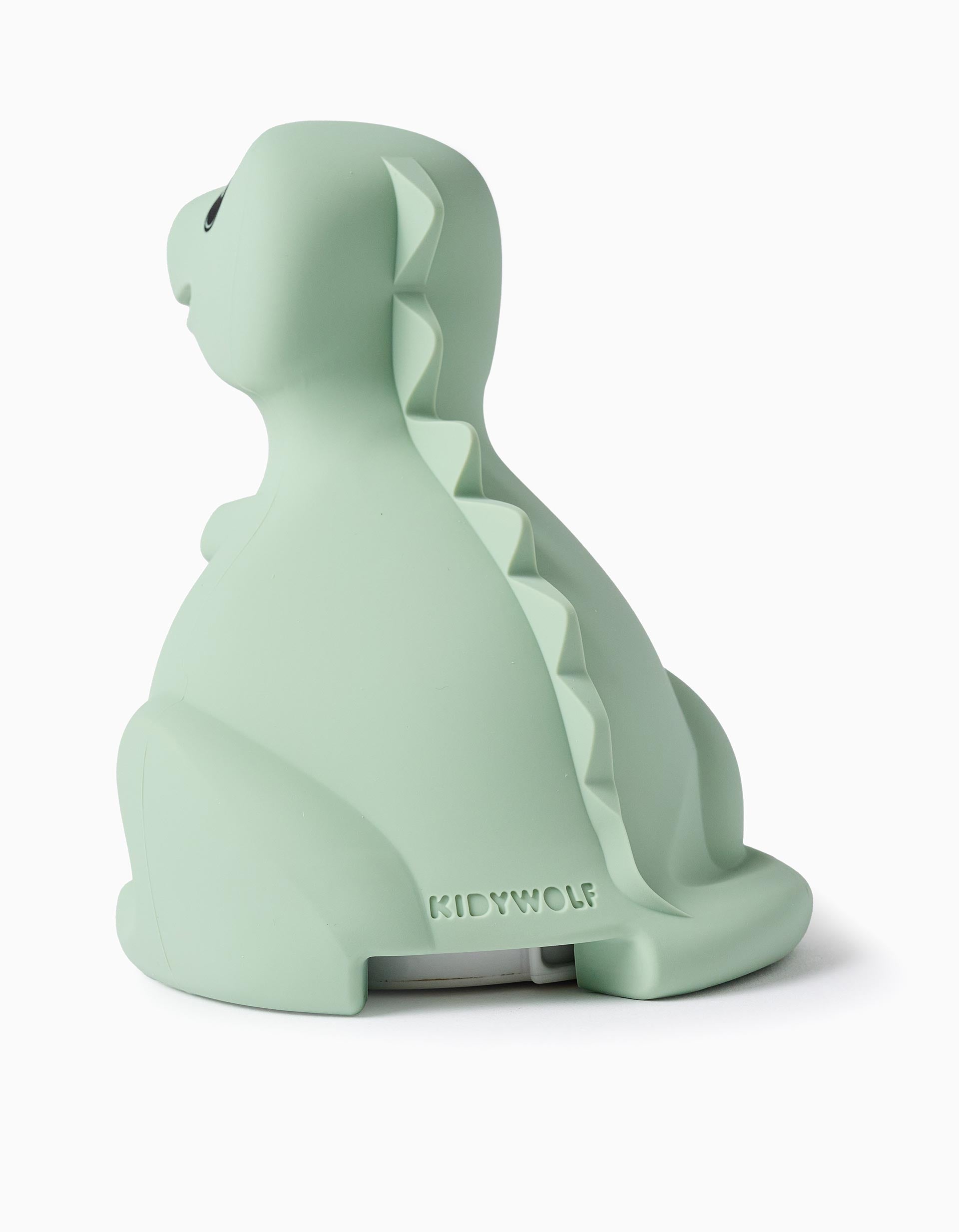 Silicone Piggy Bank KIDYBANK for Boys 'Dinosaur', Aqua Green