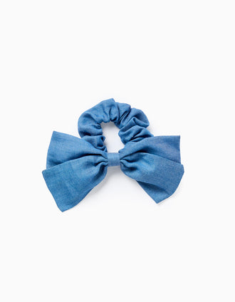 Coletero Vaquero con Lazo para Bebés y Niñas, Azul