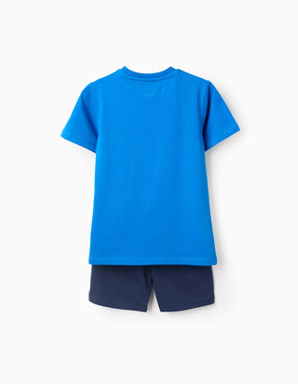 Pyjama en Coton pour Bébé et Garçon 'Spidey', Bleu