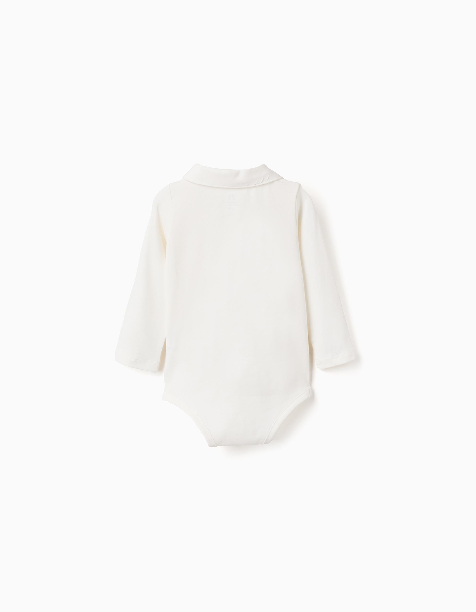 Conjunto perchado con motivo de estrellas para recién nacidos, blanco