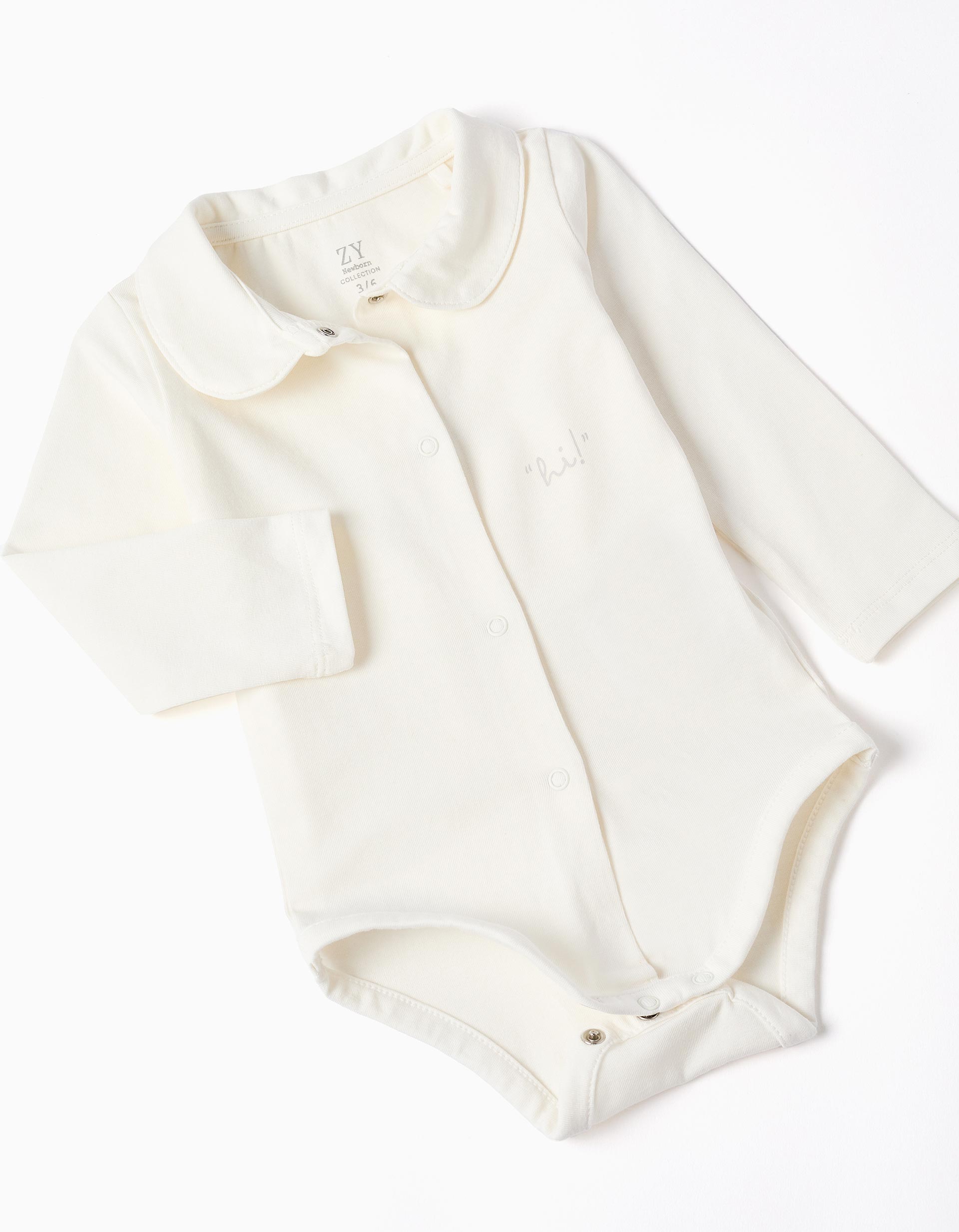 Conjunto perchado con motivo de estrellas para recién nacidos, blanco