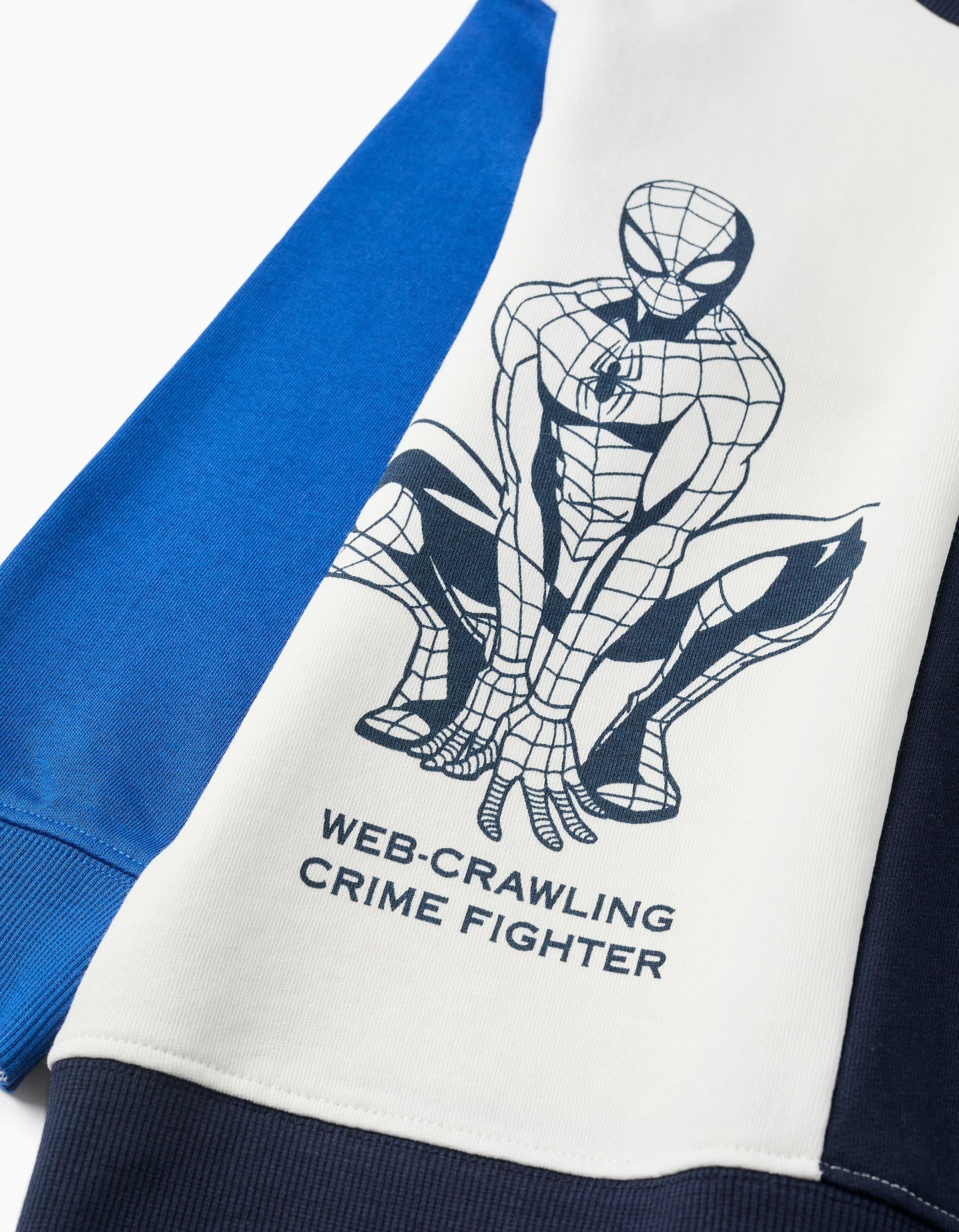 Cotton sweatshirt for boys 'Spider-Man', multicolour