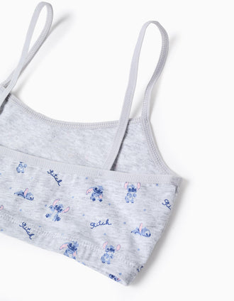 Top + Cuecas para Menina 'Stitch', Cinza