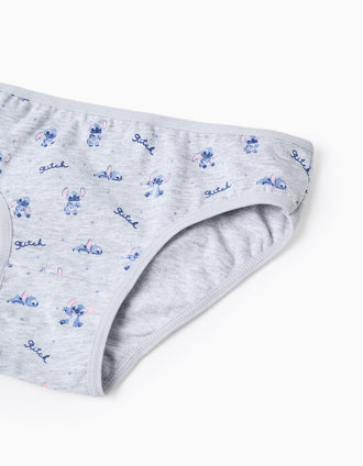 Top + Cuecas para Menina 'Stitch', Cinza