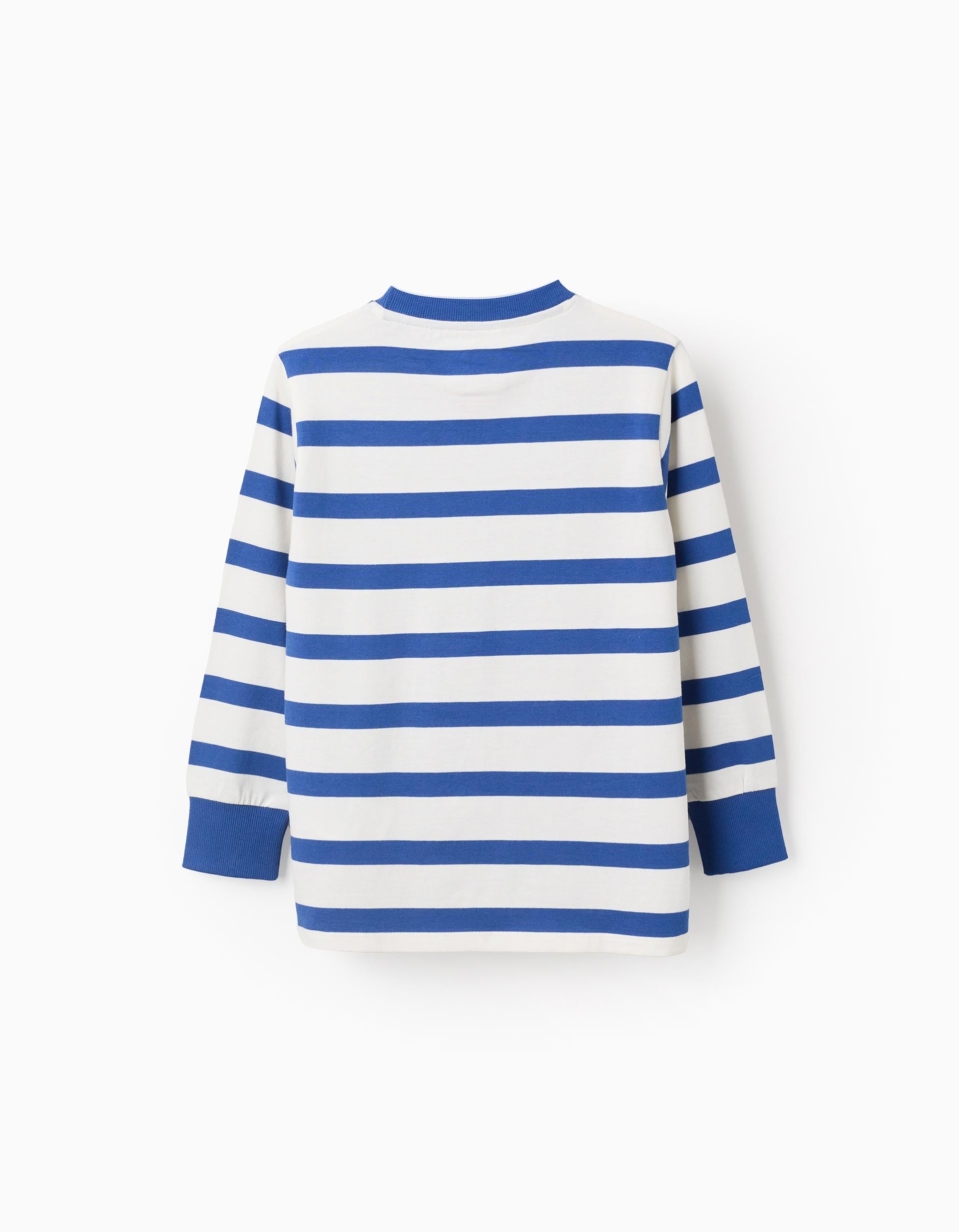 T-shirt de Manga Comprida para Menino 'Spider-Man', Branco/Azul