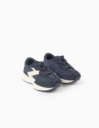 Sapatilhas com Interior em Espuma de Látex para Bebé Menino 'Z', Azul