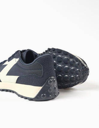 ZY Superlight Runner trainers with laces for boys, blue/white
