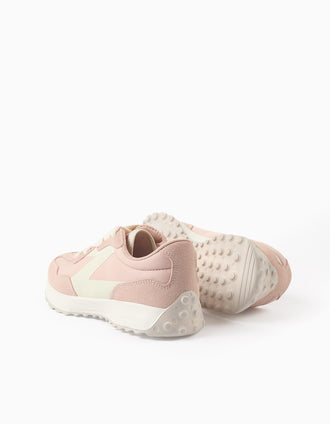 Sapatilhas com Interior em Espuma de Látex para Menina 'Z', Rosa