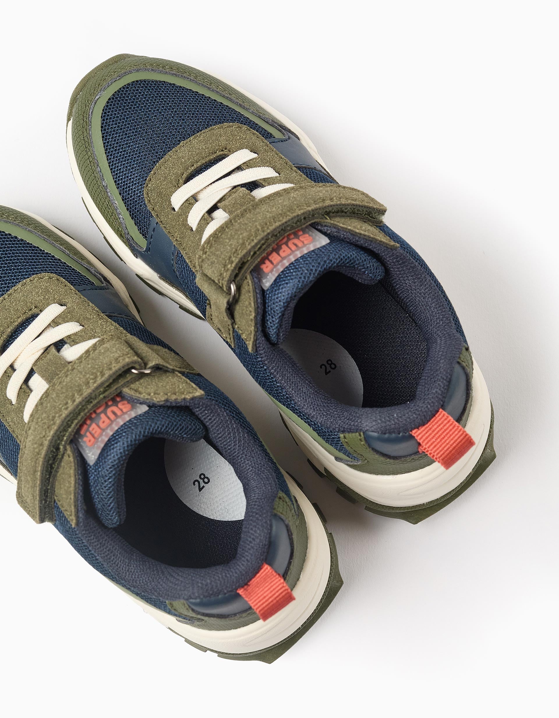 Baskets Bi-matière 'ZY Superlight Runner' pour Garçon, Vert/Bleu