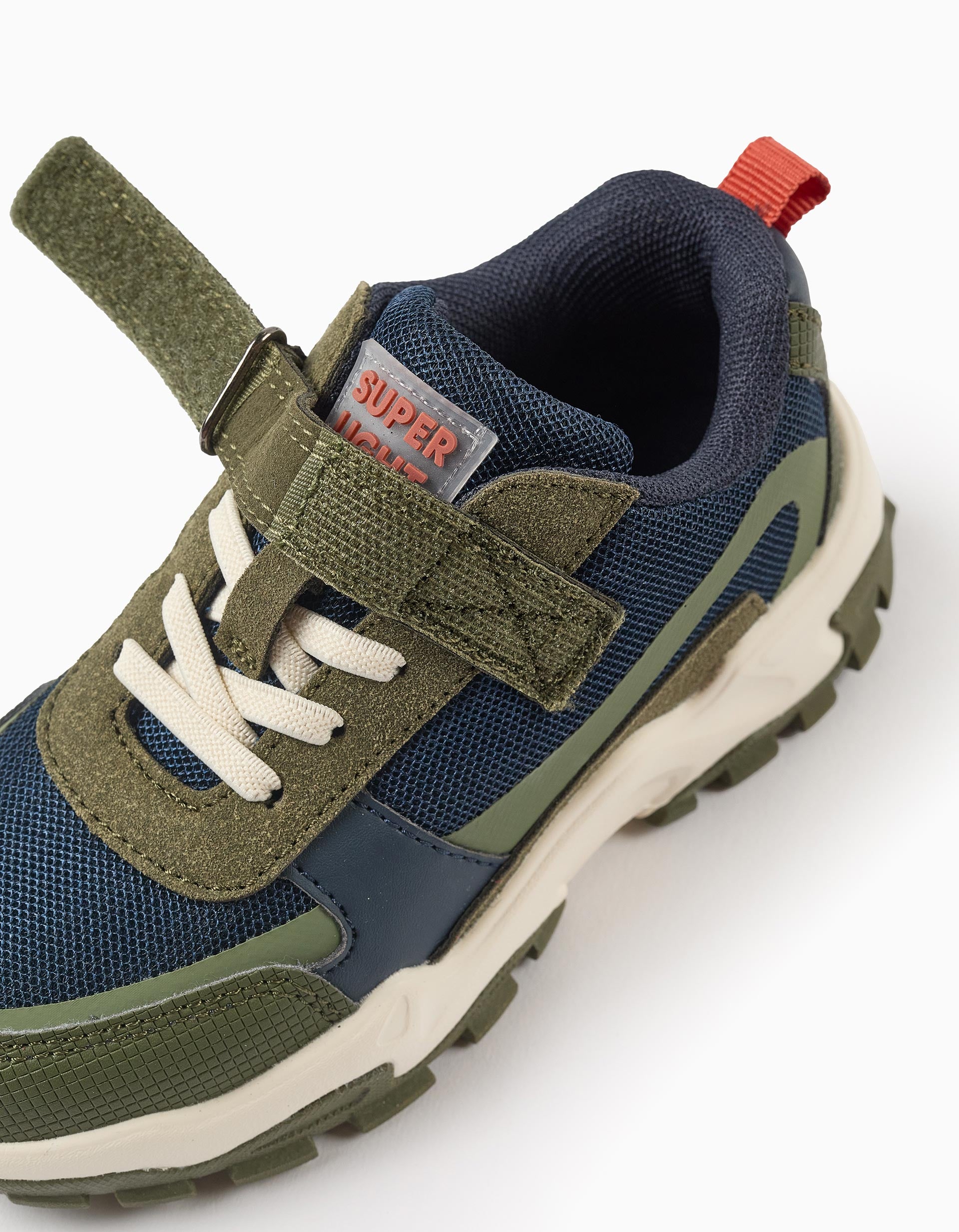 Baskets Bi-matière 'ZY Superlight Runner' pour Garçon, Vert/Bleu