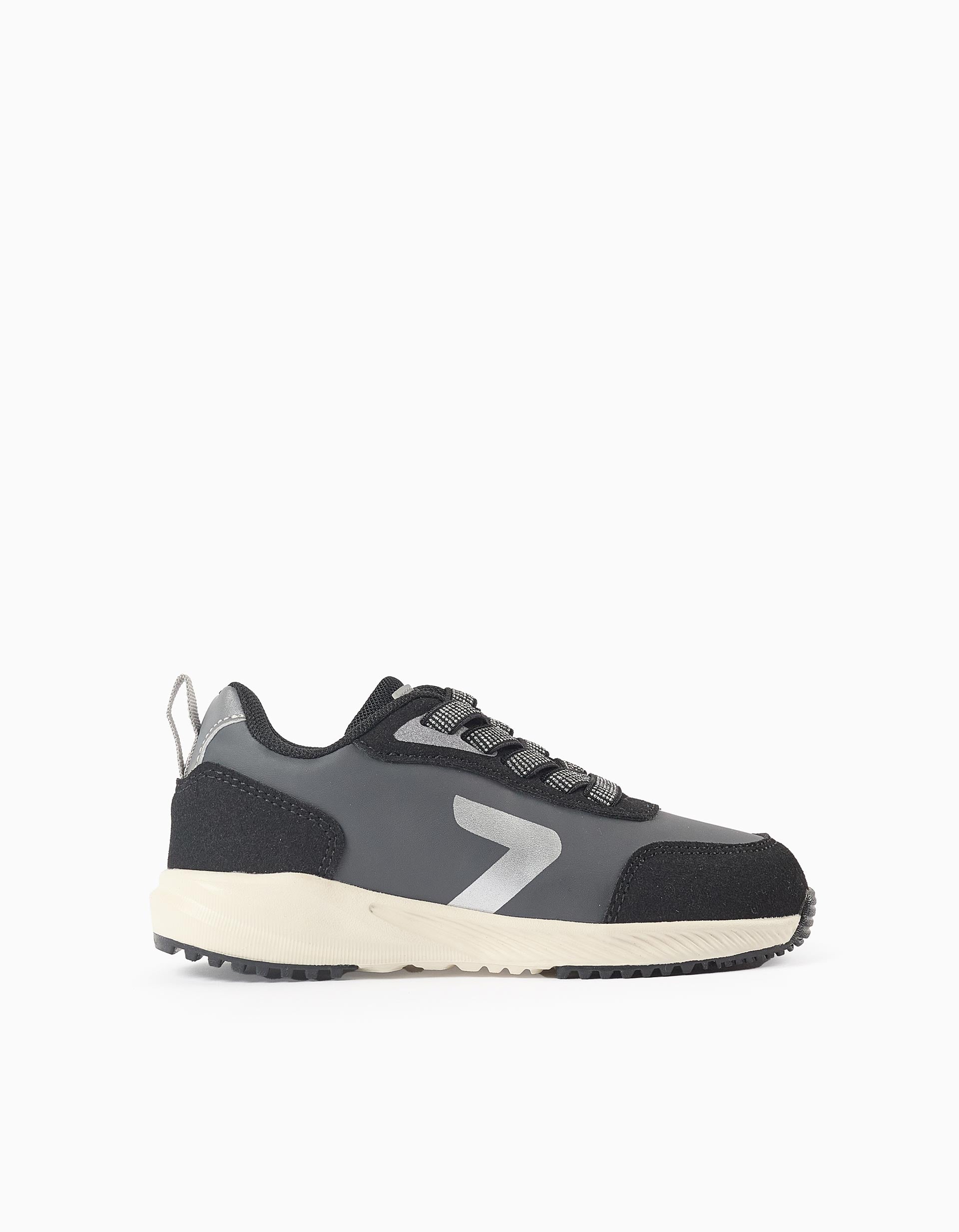 Baskets réfléchissantes 'ZY Superlight Runner' pour garçon, noir