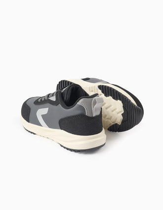 Reflective trainers 'ZY Superlight Runner' for boys, black