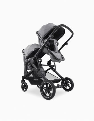 Atlantic Twin Hauck Stroller, Grey