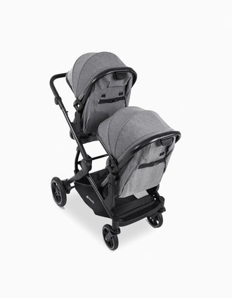 Atlantic Twin Hauck Stroller, Grey