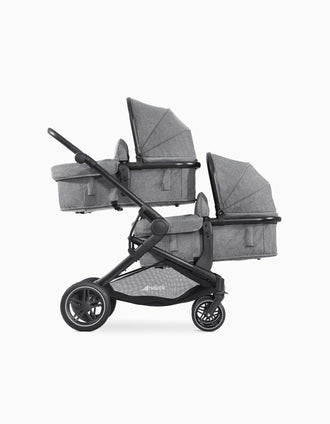 Atlantic Twin Hauck Stroller, Grey