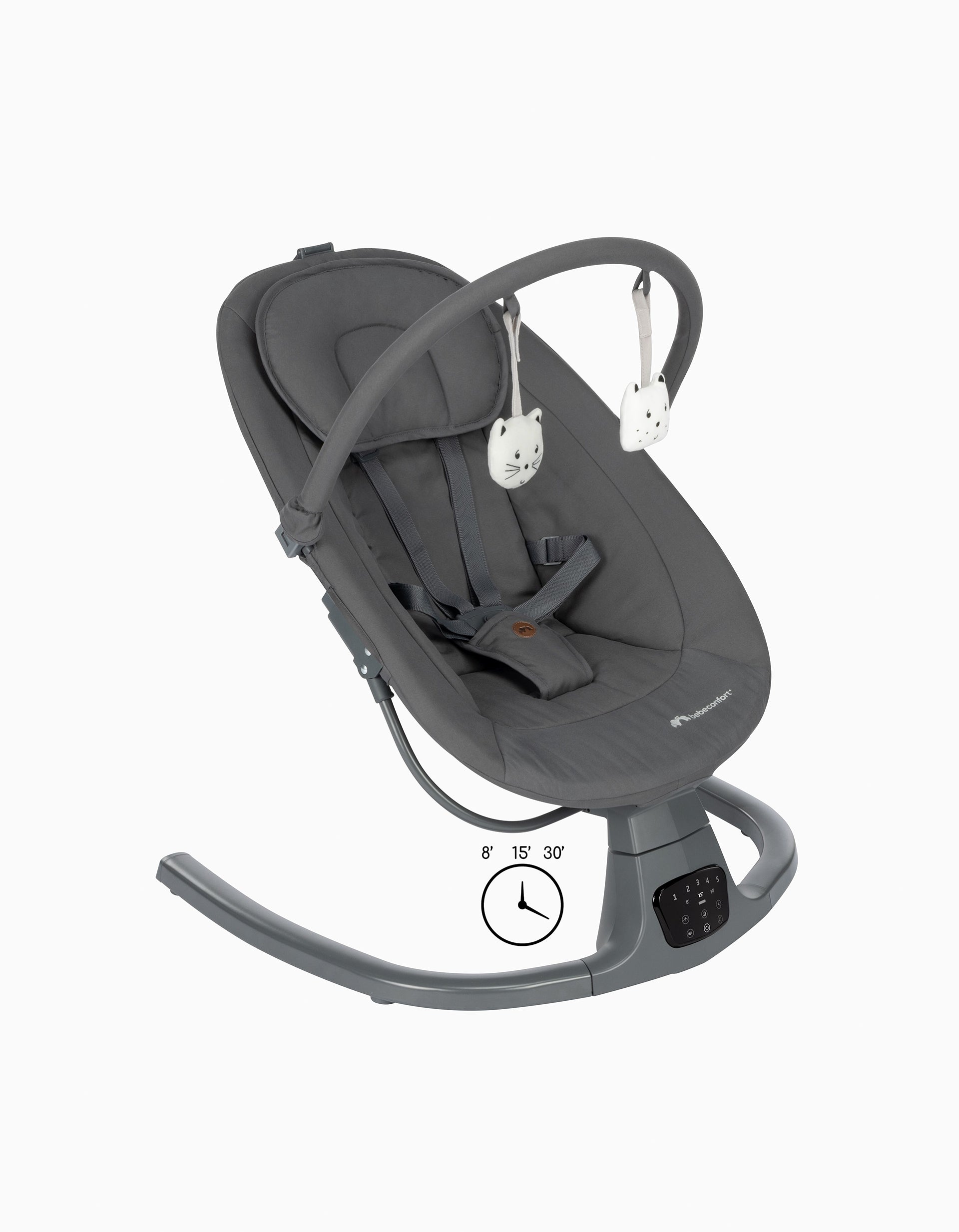 Baby Bouncer Bebe Confort Melilo, Mineral Graphite