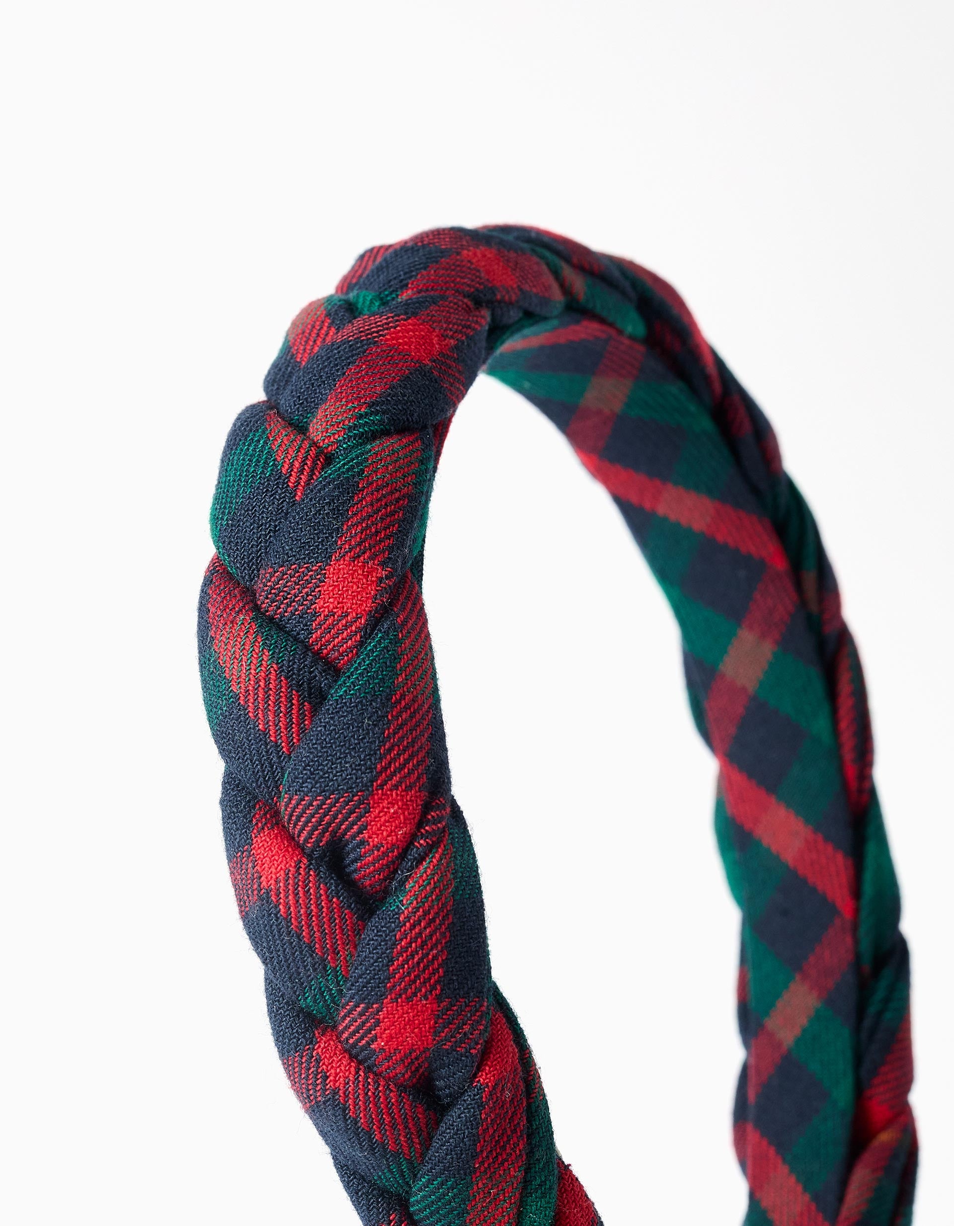 Braided headband with checked pattern You&Me for girls, multicolour