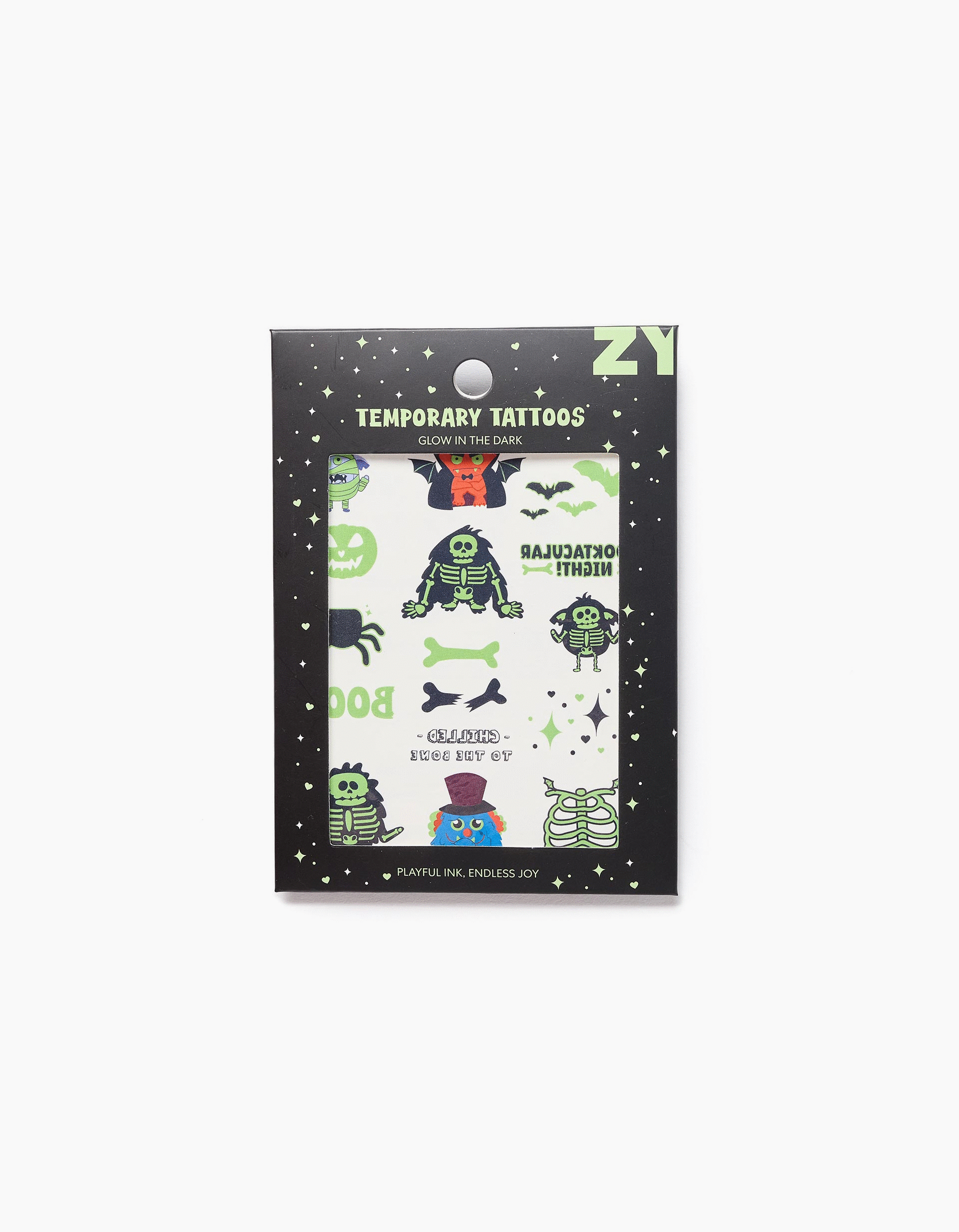 Glow in the Dark Temporary Tattoos for Babies and Boys 'Halloween'