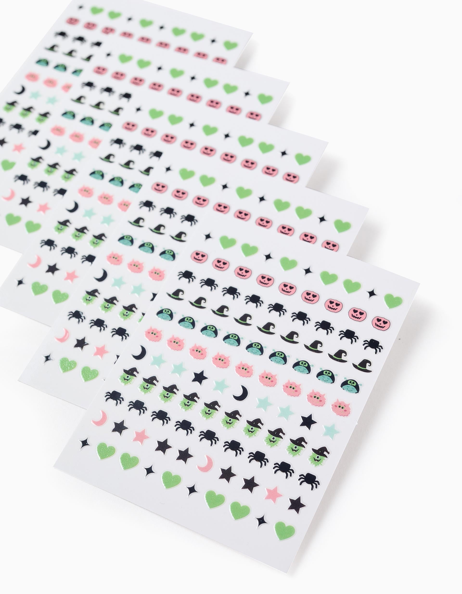 Autocolantes de Unhas Brilha no Escuro para Bebé e Menina 'Halloween'