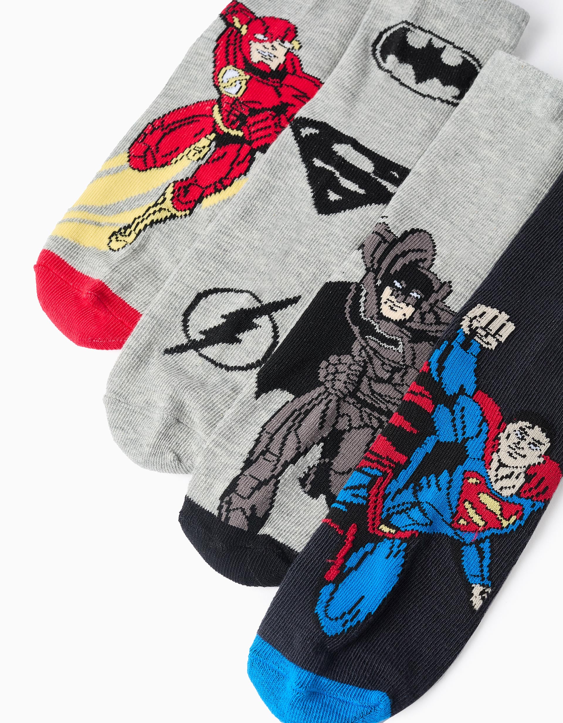 Pack de 4 Paires de Chaussettes Super-Héros pour Garçon, Multicolore