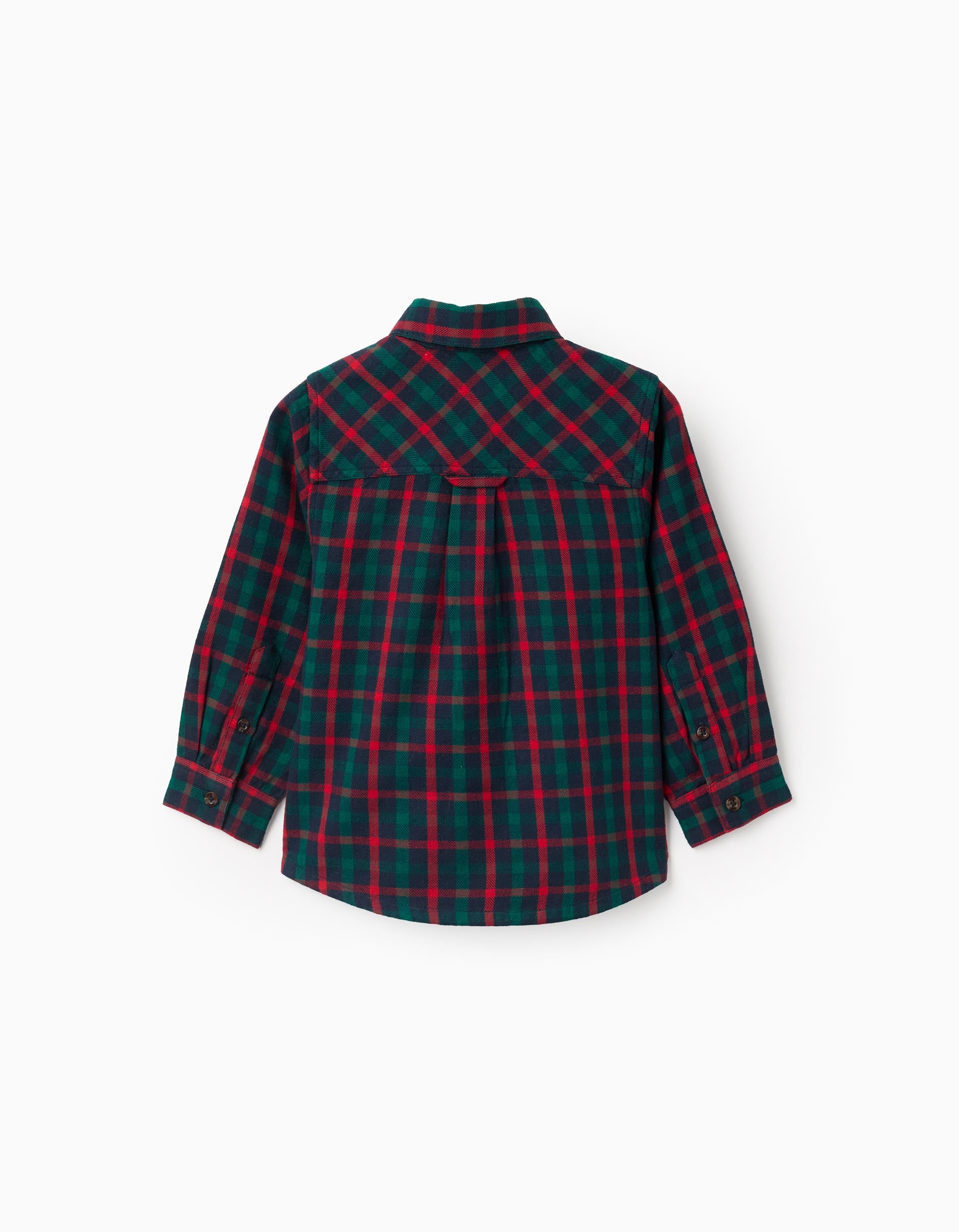 Long-sleeve checked cotton shirt You&Me for baby boys, multicolour