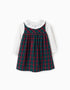 T-shirt + vestido com padrão xadrez You&Me para bebé menina, multicolor