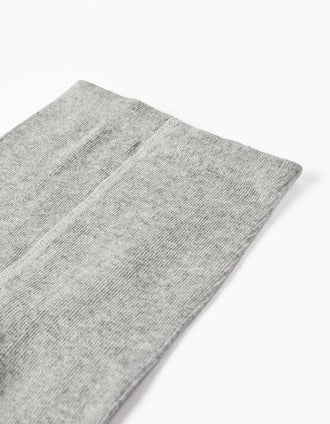 Leotardos de Algodón Elástico para Bebé, Gris